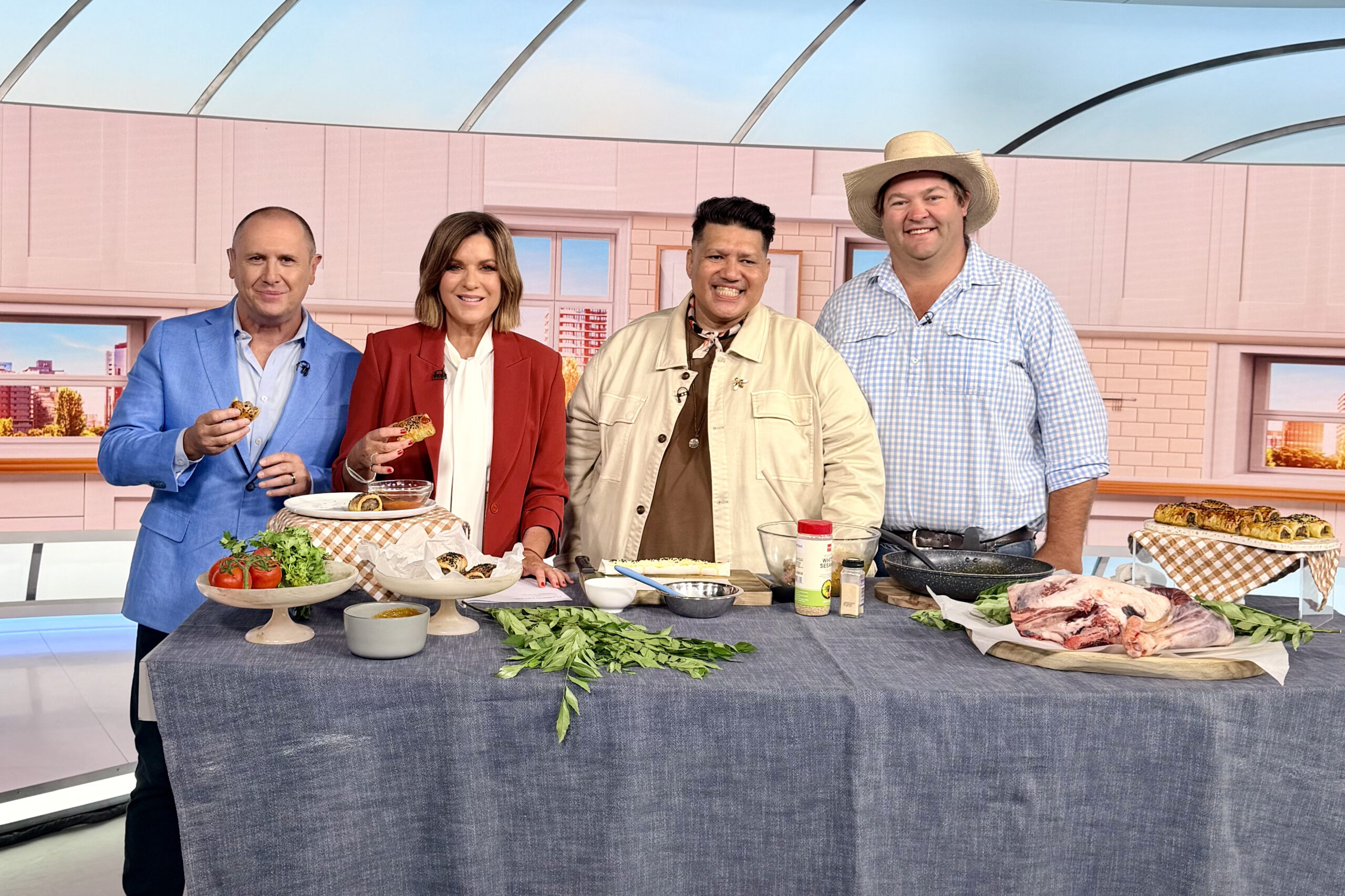FROM FARM TO FORK: Spring Plains grazier serves up  delicious local lamb on national TV with celebrity chef