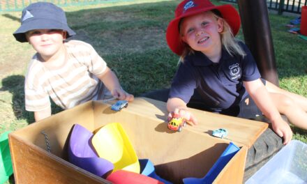 Excited children return to Boggabri Preschool