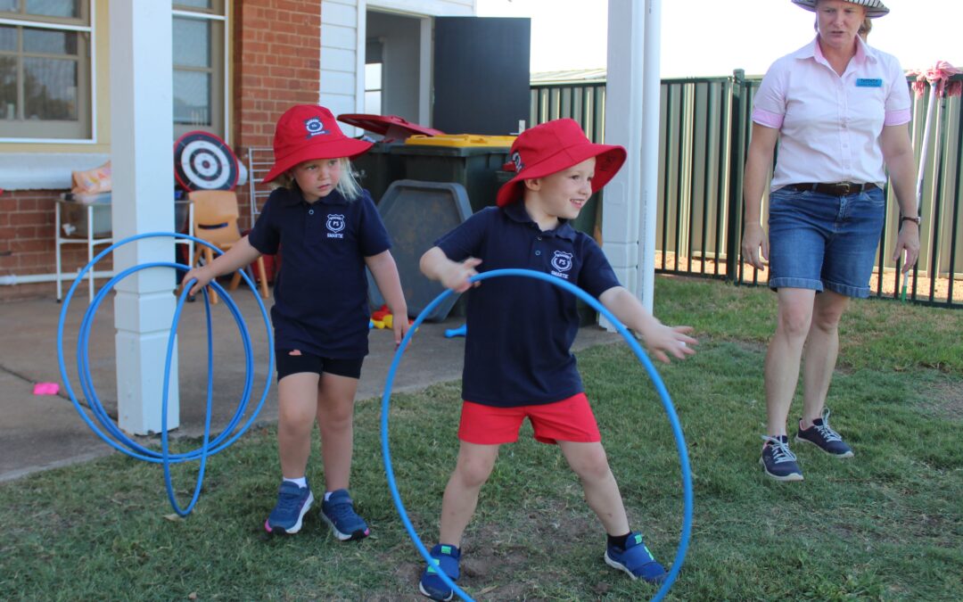 Excited children return to Boggabri Preschool