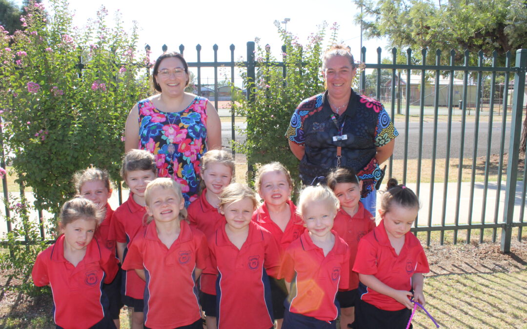 New teacher and students at Boggabri Public School