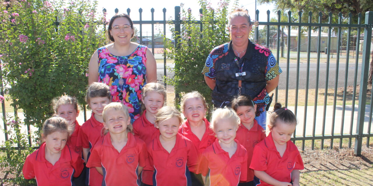 New teacher and students at Boggabri Public School
