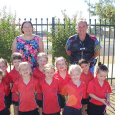 New teacher and students at Boggabri Public School