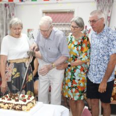 Neil Kemmis celebrates his 100th birthday