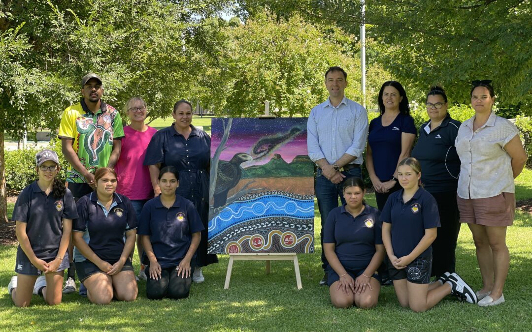 Narrabri High School students working together with the community
