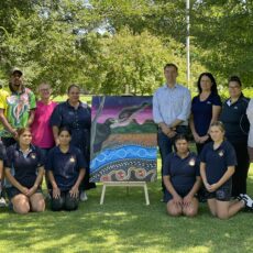 Narrabri High School students working together with the community