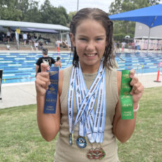 Narrabri Stingray stars at Swimming New England and North West’s two-day event in Muswellbrook