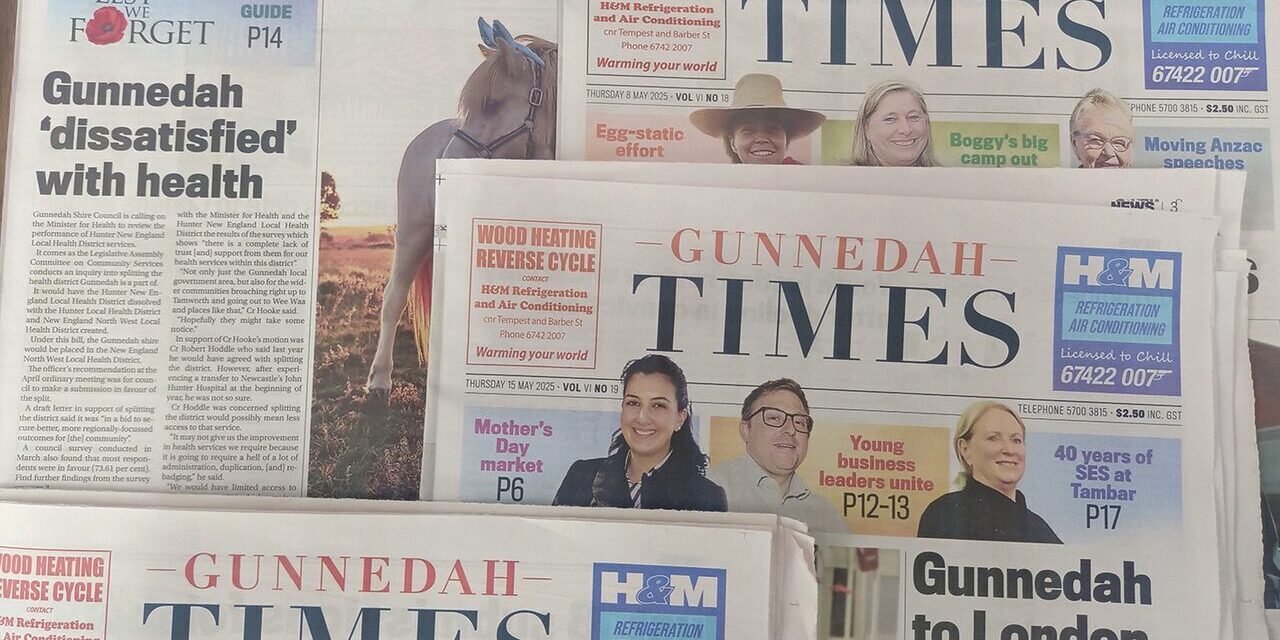 Chaffey acknowledges importance of regional newspapers in parliament