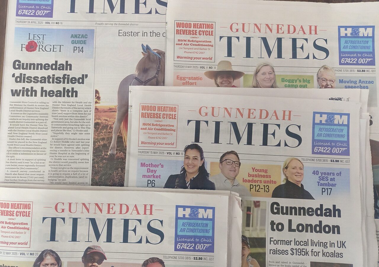 Chaffey acknowledges importance of regional newspapers in parliament
