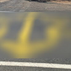 Vandal charged for alleged road, sign graffiti