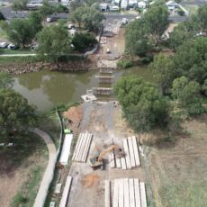 Bridge deck removed, upgrade in next phase