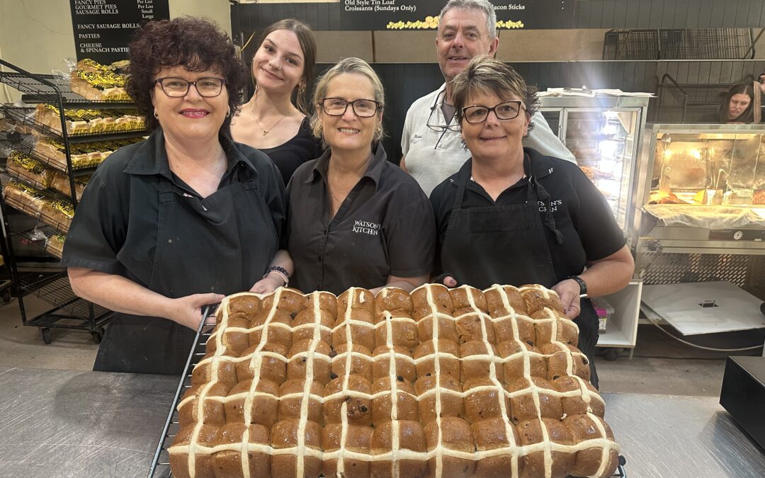 It’s hot cross bun time at Watson’s Kitchen