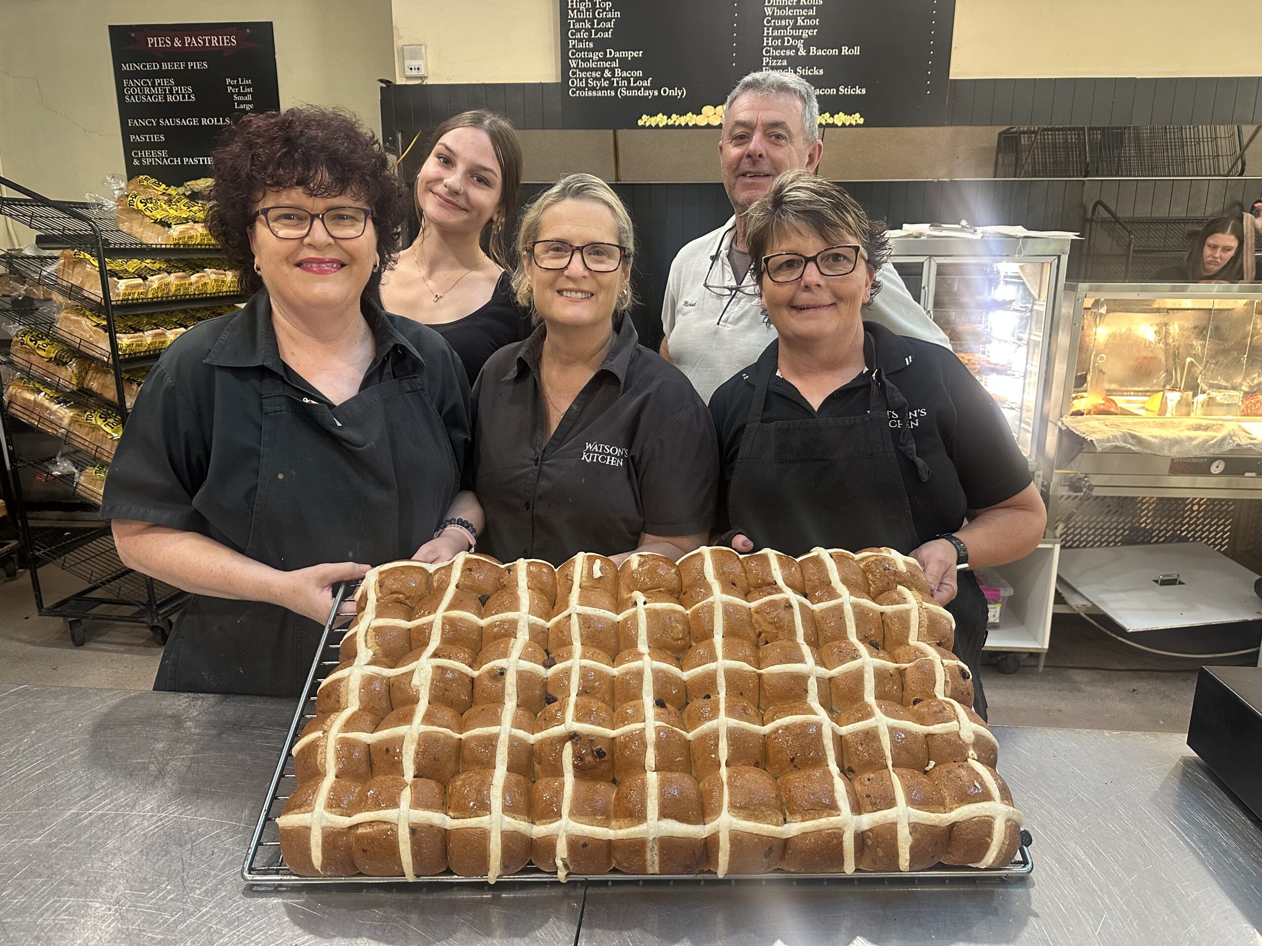 It’s hot cross bun time at Watson’s Kitchen