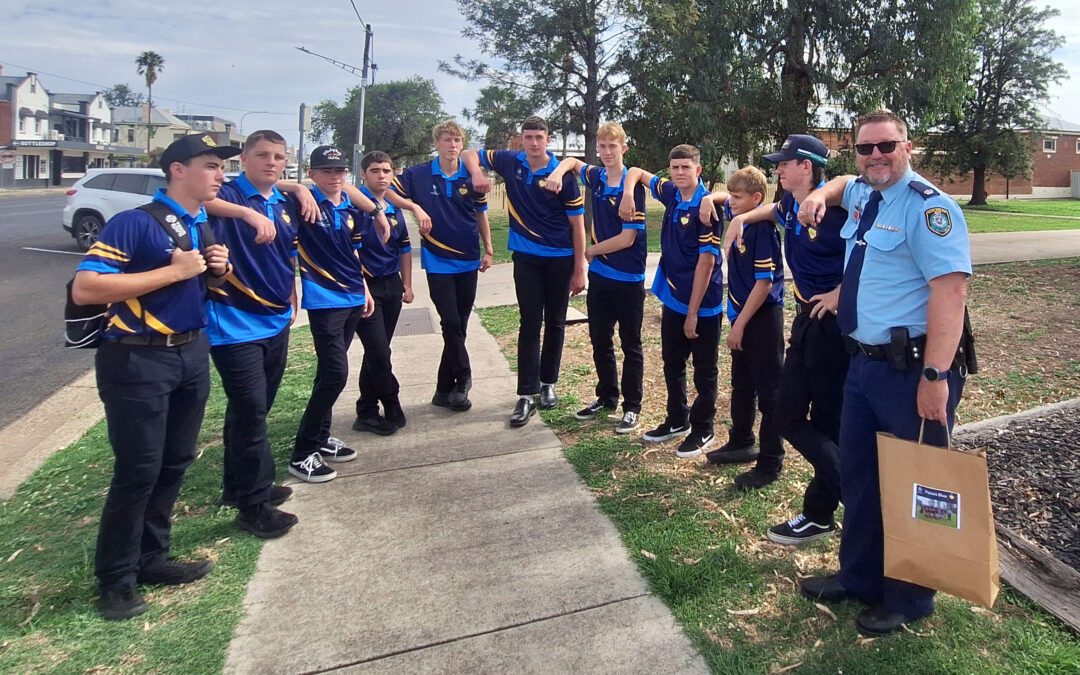 Lights, sirens, action: Narrabri High School students step into policing life