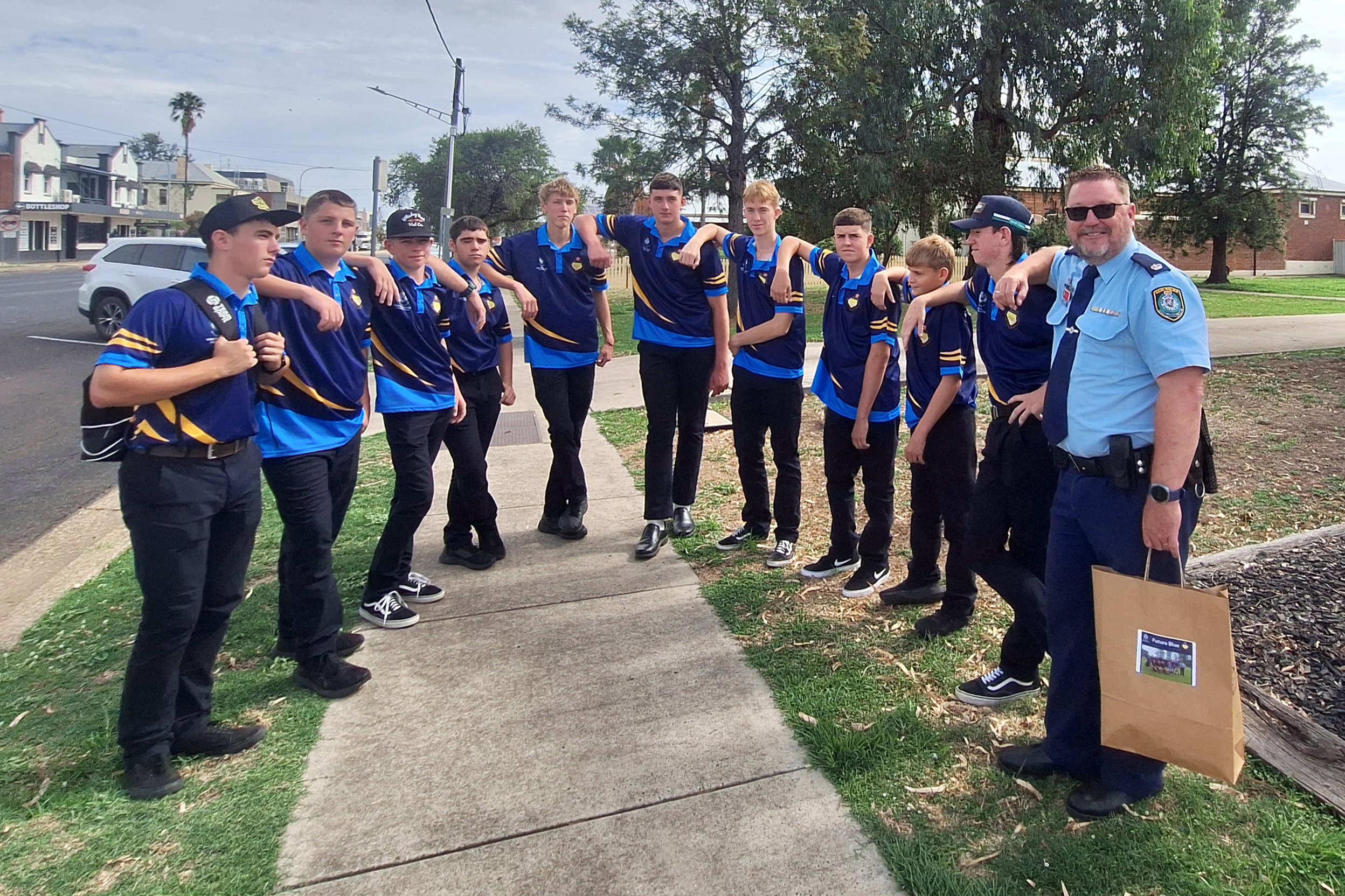 Lights, sirens, action: Narrabri High School students step into policing life