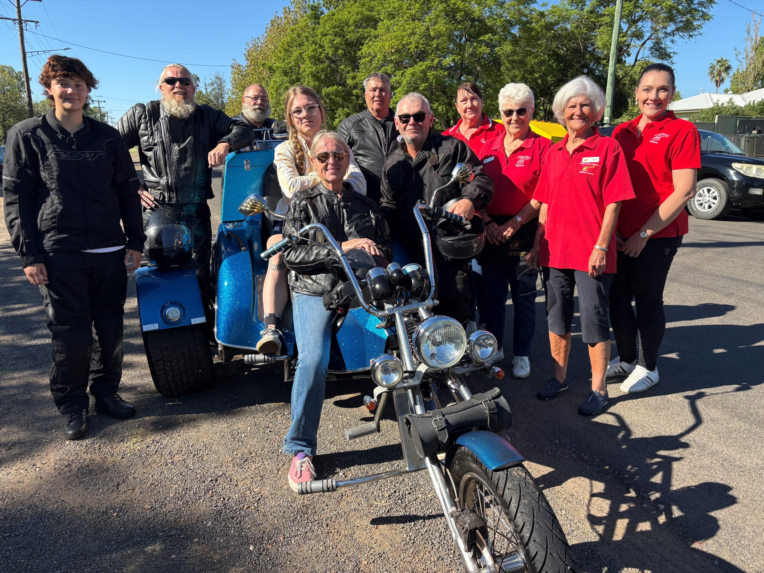 Riders support rescue helicopter service