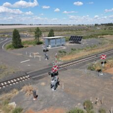 Two level crossings upgraded to solar power by Inland Rail