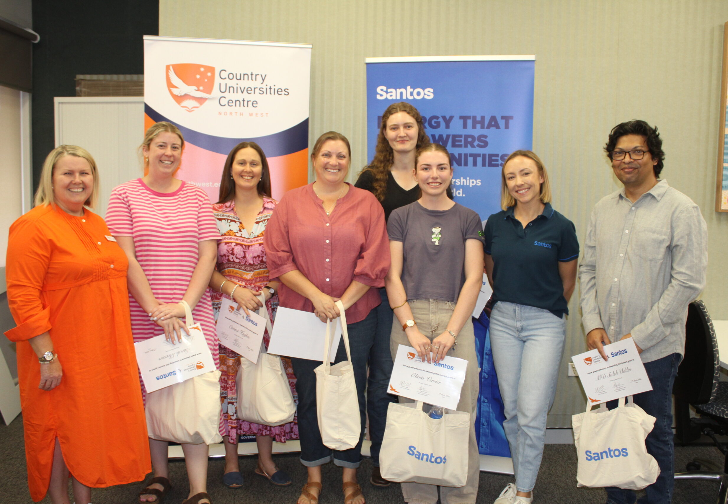 Bursaries awarded from Santos, CUC partnership