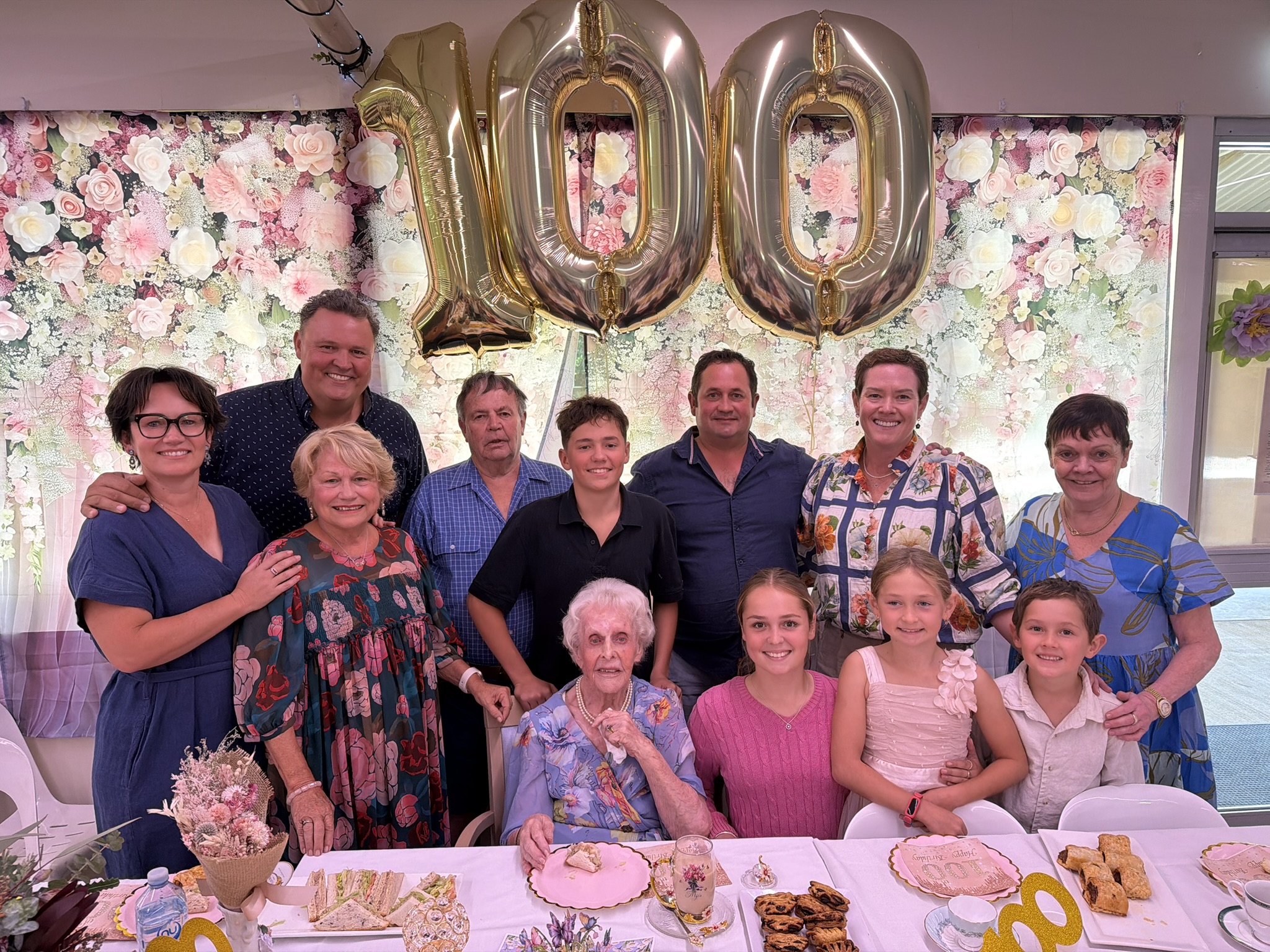 100th birthday celebration for Myra Smith