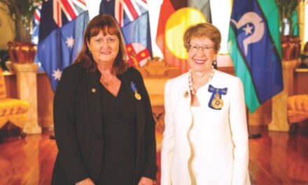 Tricia Hadley presented with Order of Australia Medal