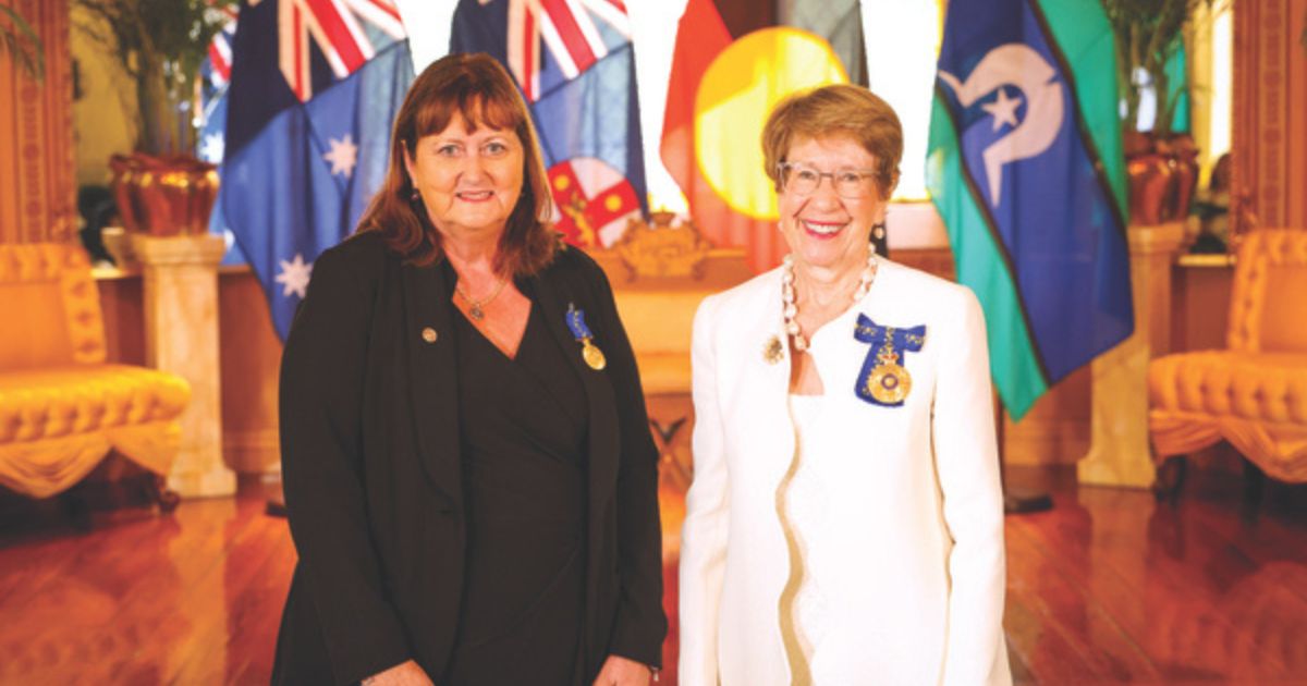 Tricia Hadley presented with Order of Australia Medal