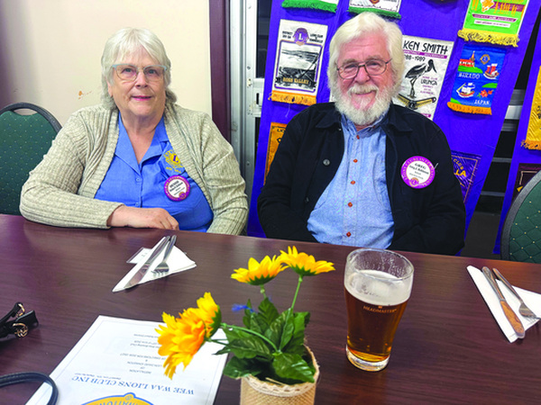 The late Noel Holland was recognised for his dedication to the community and Lions club at last week's Wee Waa Lions Club changeover dinner.