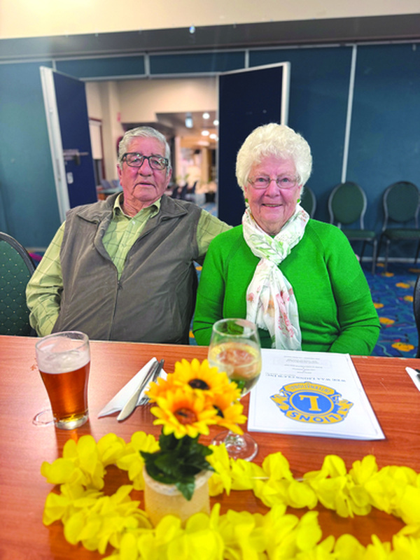 Denise Horne attended the Wee Waa changeover dinner with her husband, Kevin Horne. Earlier this year, the couple made history as the first married couple to receive the Wee Waa Lions Senior Citizen of the Year award at individual events. Mr Horne was the 2021 recipient and Mrs Horne was this year's award winner.