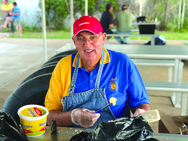The late Noel Holland was recognised for his dedication to the community and Lions Club at last week's Wee Waa Lions Club changeover dinner.
