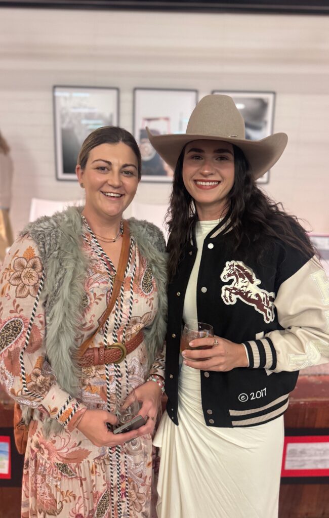 Artist Anna Hall and photographer Sarah Wheeler.