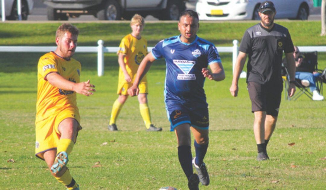 Tough game for Narrabri FC against Moree Minions