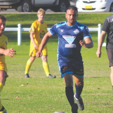 Tough game for Narrabri FC against Moree Minions