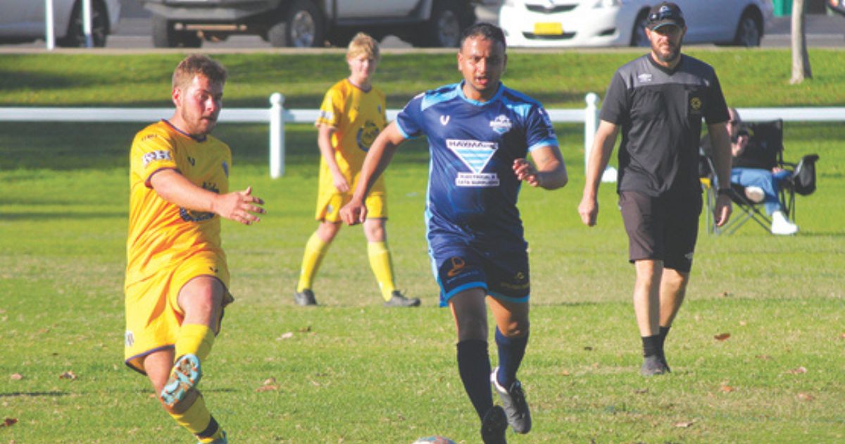 Tough game for Narrabri FC against Moree Minions