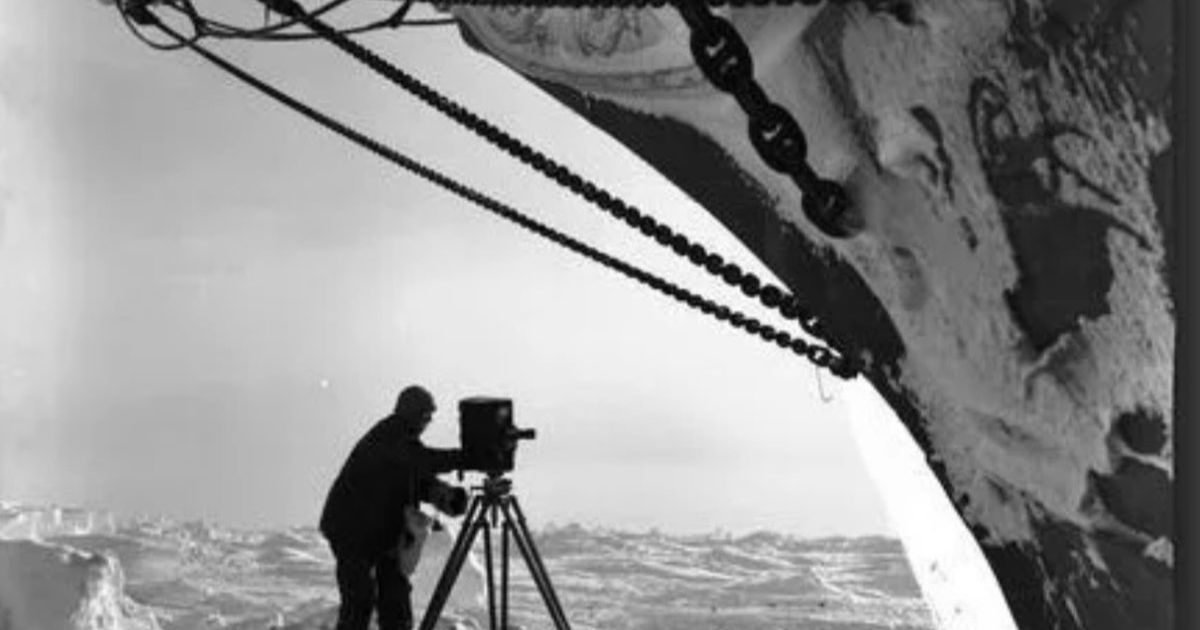Ernest Shackleton’s journey captured on camera