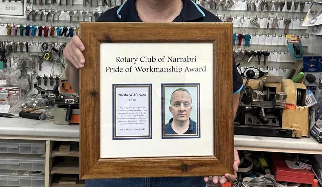Richard Herden honoured with Pride of Workmanship award
