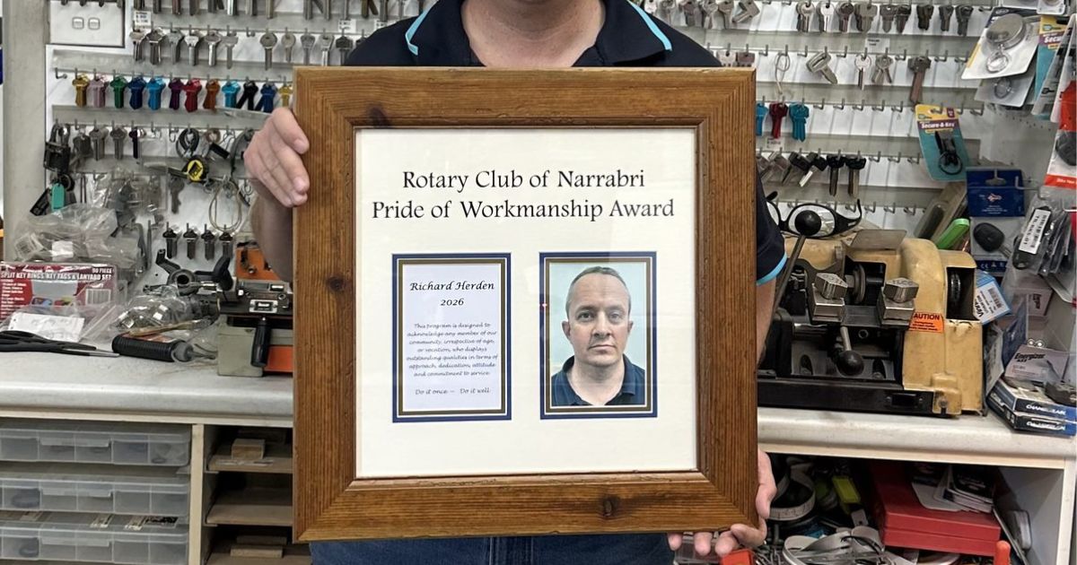 Richard Herden honoured with Pride of Workmanship award
