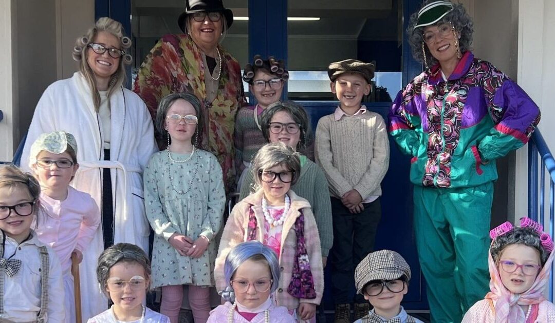 Young at heart: St Joseph’s celebrates 100 days of learning in 100-year-old style