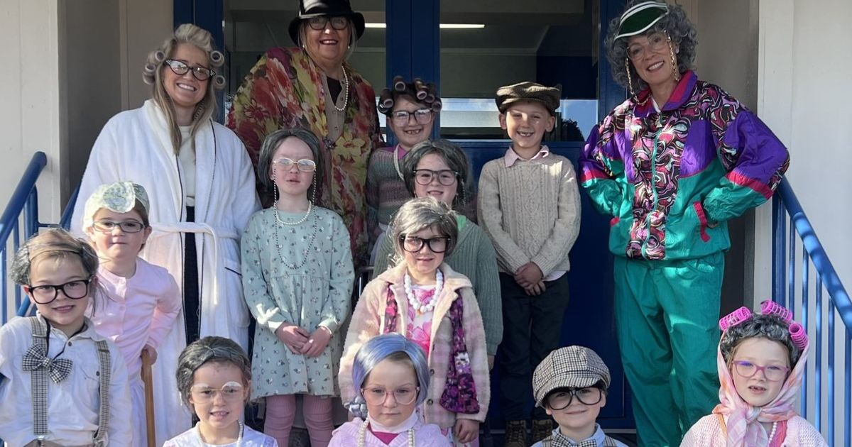 Young at heart: St Joseph’s celebrates 100 days of learning in 100-year-old style