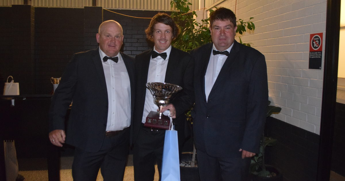 Blue Boarscelebrate with awards presentation