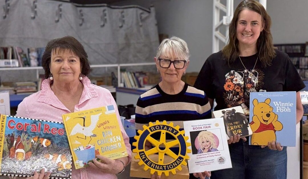 Books back on shelves for Rotary fundraiser