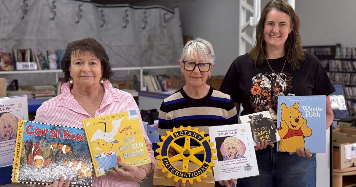 Books back on shelves for Rotary fundraiser